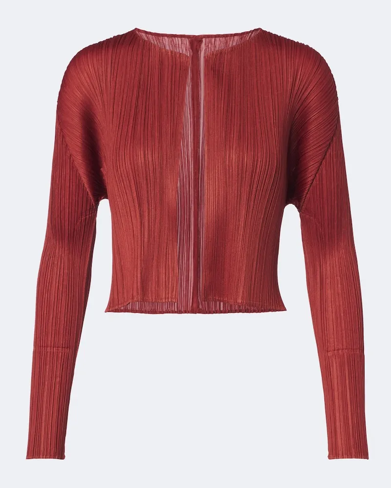 Issey Miyake Monthly Colors: September Cardigan Rot