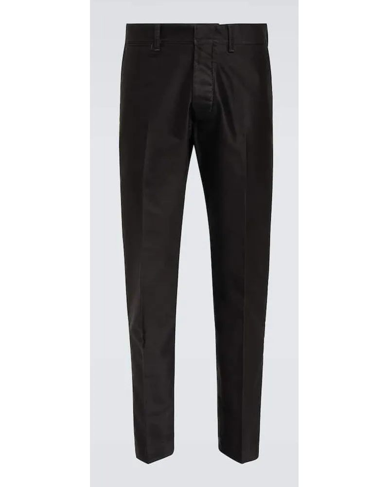 Tom Ford Chinohose aus Baumwolle Schwarz