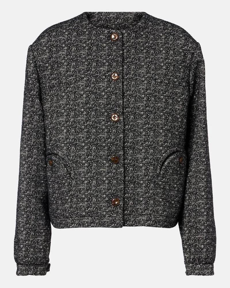 Blazé Milano Blazé Milano Jacke Ankara aus einem Baumwollgemisch Schwarz