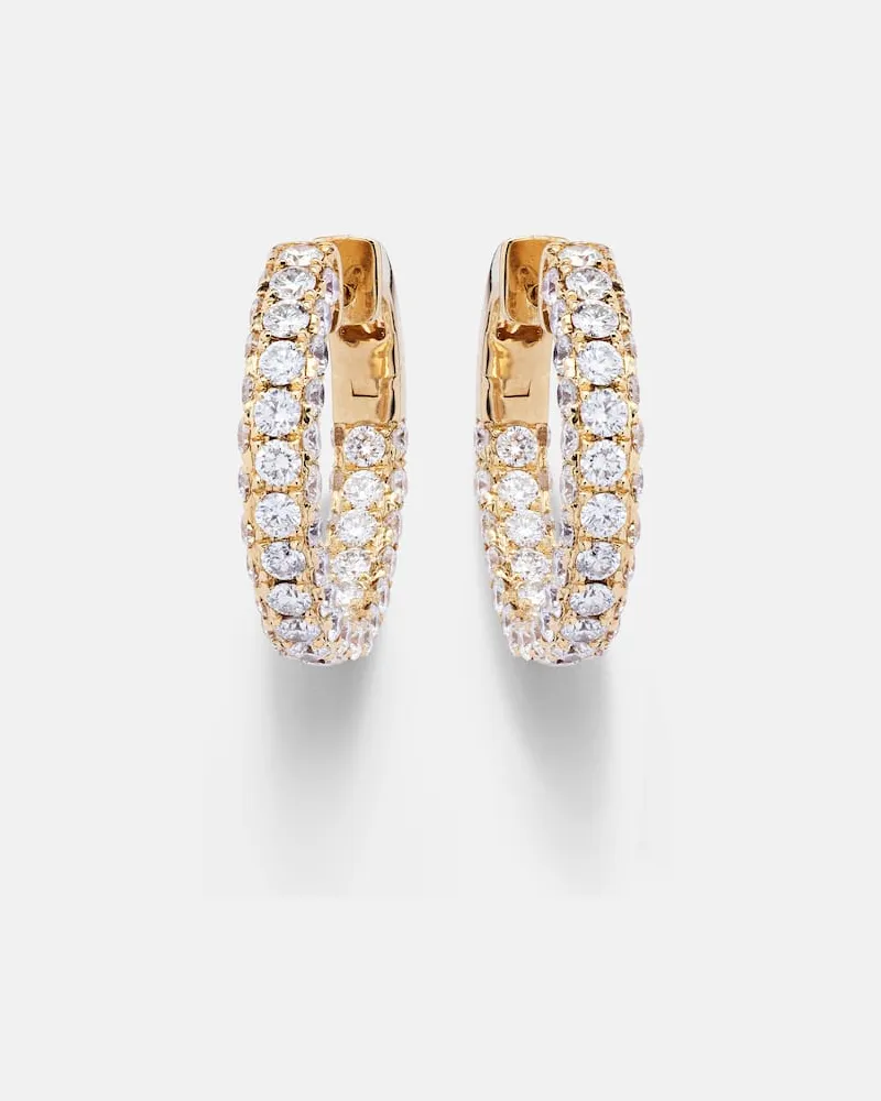 SHAY Ohrringe aus 18kt Gelbgold mit Diamanten Gold