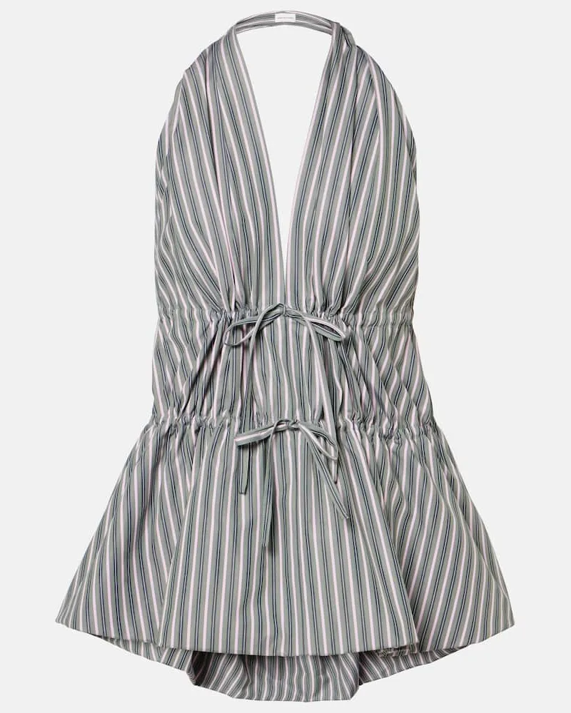 Dries van Noten Top aus Baumwolle Grün