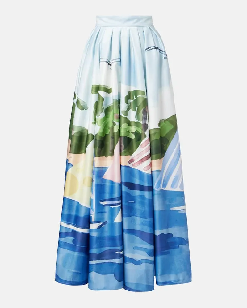 LEO LIN Bedruckter Maxirock Multicolor