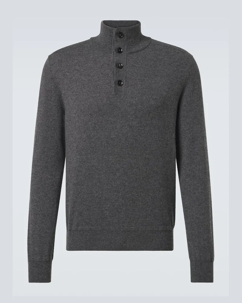 Brioni Pullover aus Kaschmir Grau