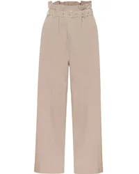 LOW CLASSIC Weite Hose Beige