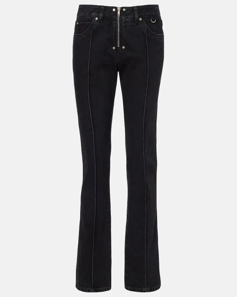 Isabel Marant Mid-Rise Slim Jeans Silviana Schwarz