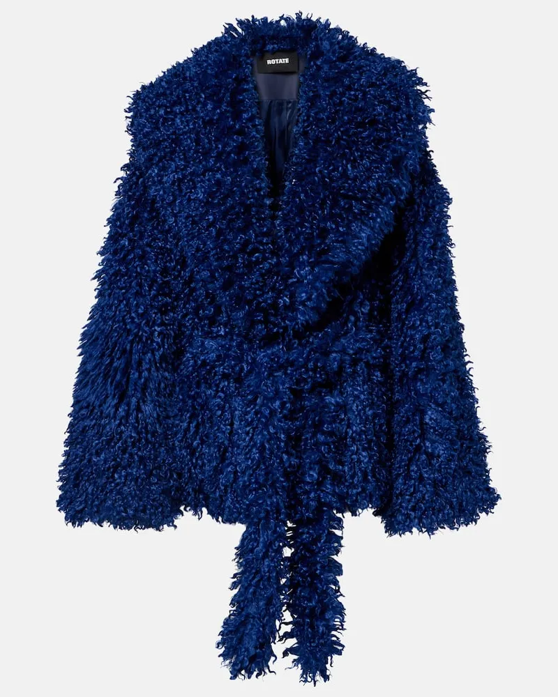 ROTATE Birger Christensen Oversize-Jacke Blau
