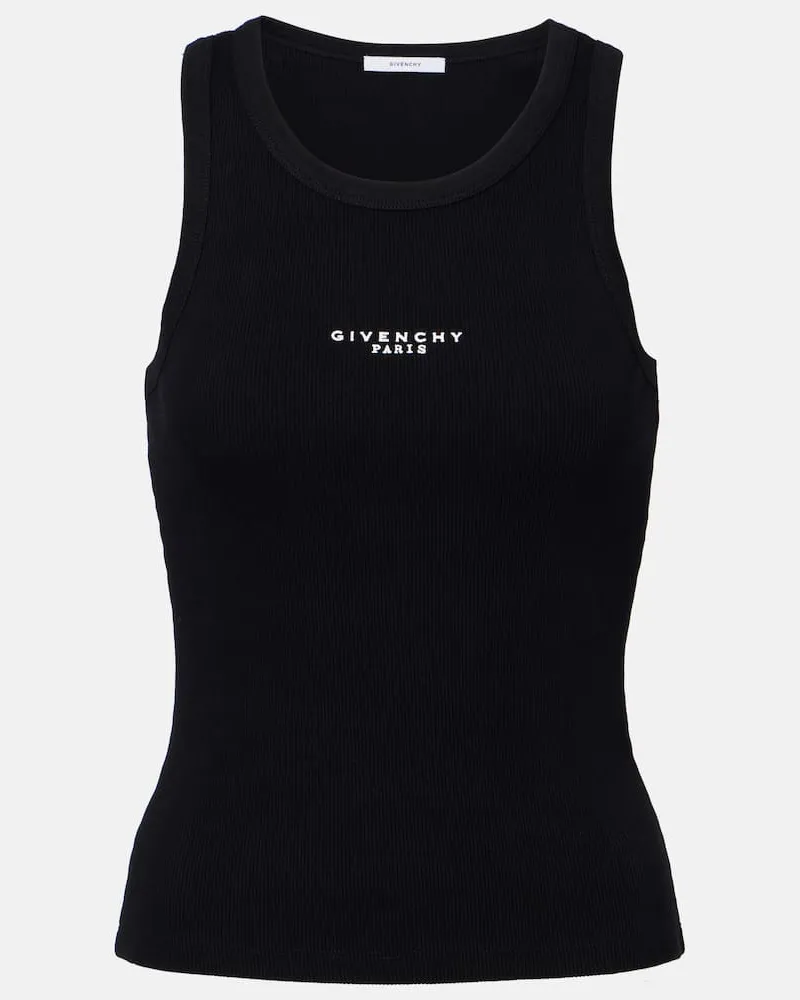 Givenchy Top Paris aus Baumwolle Schwarz