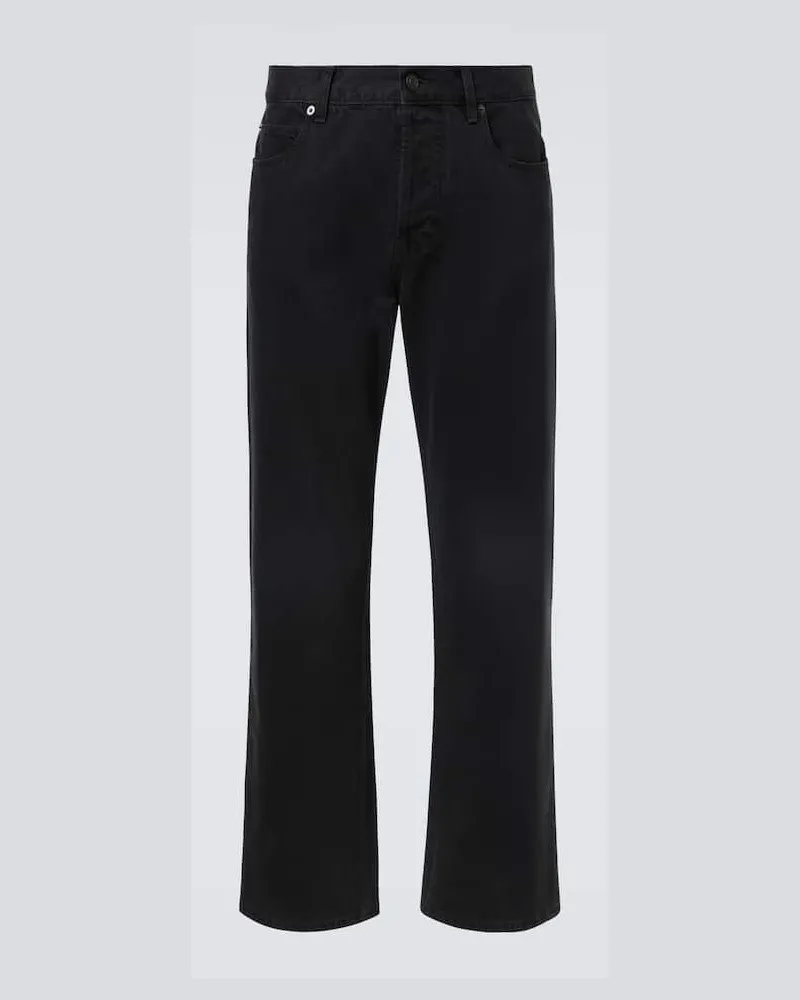 The Row Straight Jeans Rossen Schwarz