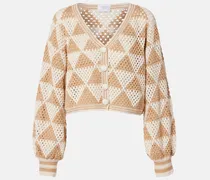 Cropped-Cardigan Maija aus Häkelstrick