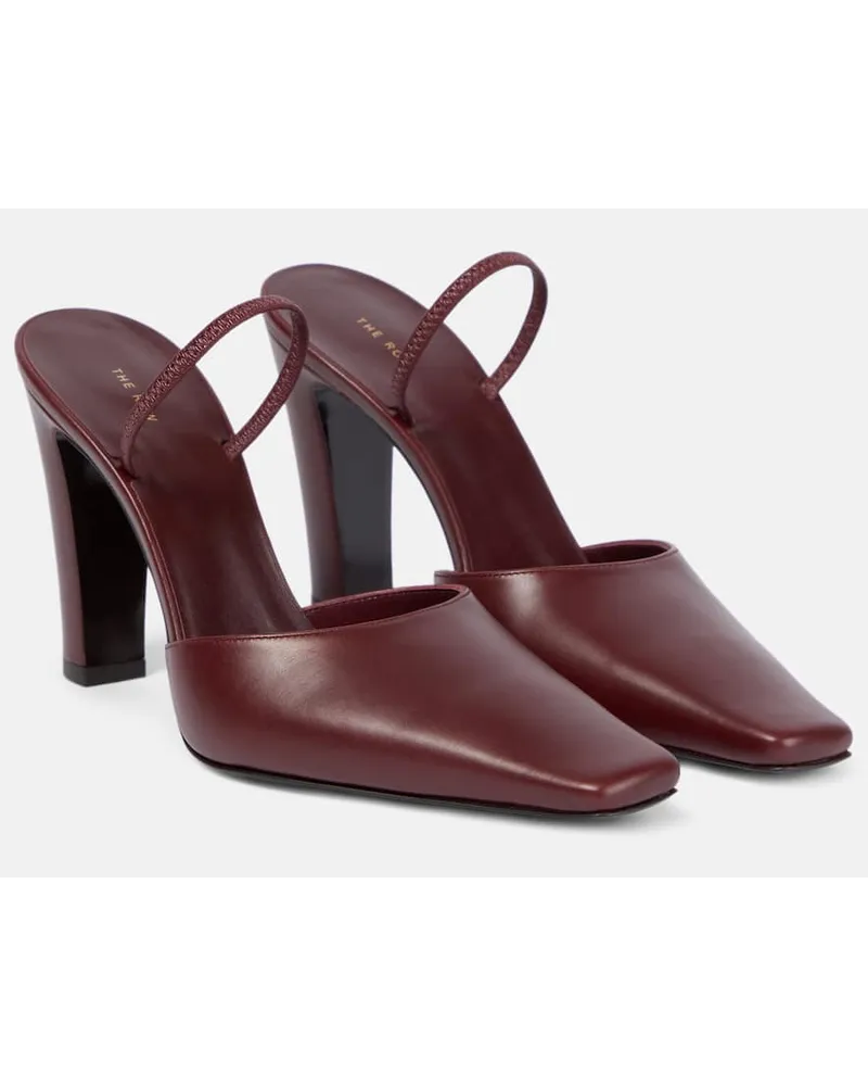 The Row Slingback-Pumps aus Leder Rot