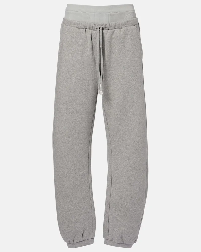 ATTICO Jogginghose aus Baumwoll-Jersey Grau