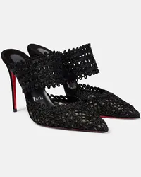 Christian Louboutin Mules Deia aus Leder Schwarz