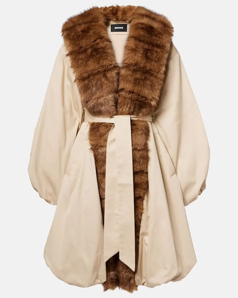 ROTATE Birger Christensen Mantel Beige