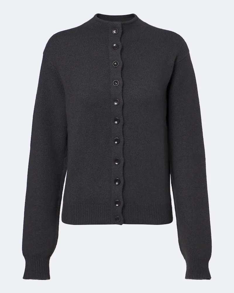 Christophe Lemaire Cardigan aus Kaschmir Grau
