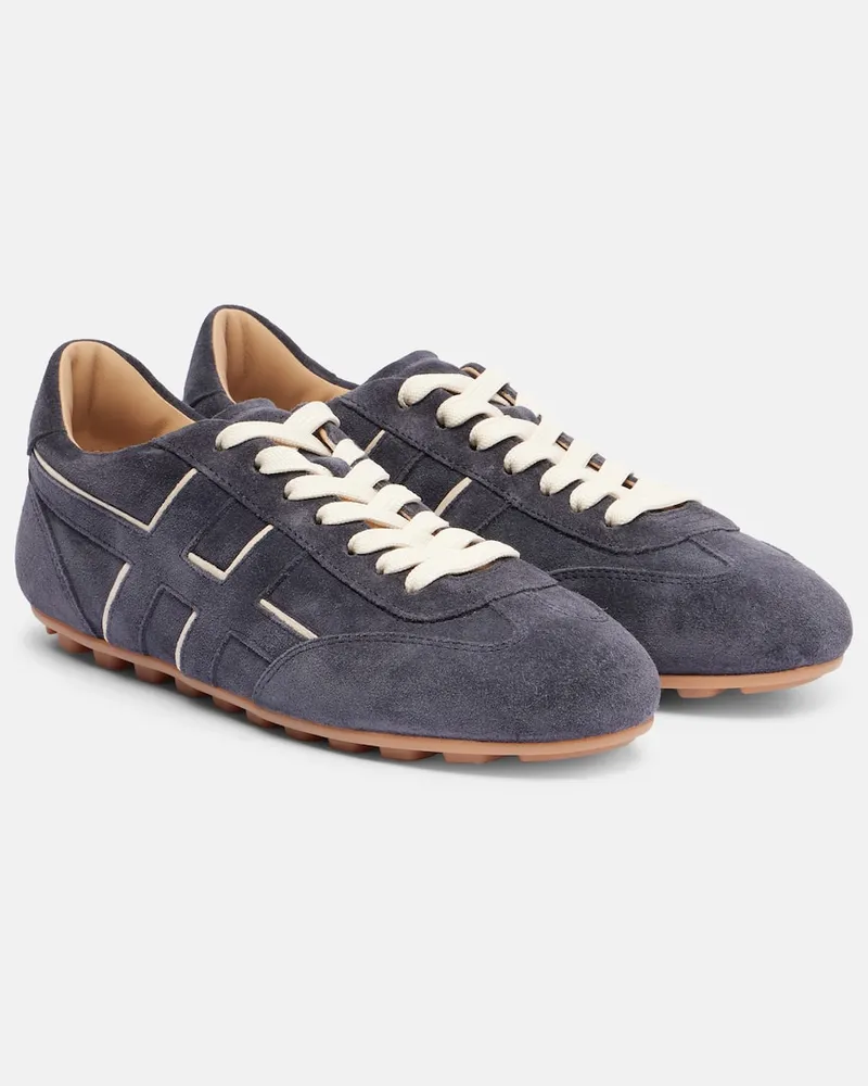 Hogan Sneakers Hogan Olympia aus Veloursleder Blau