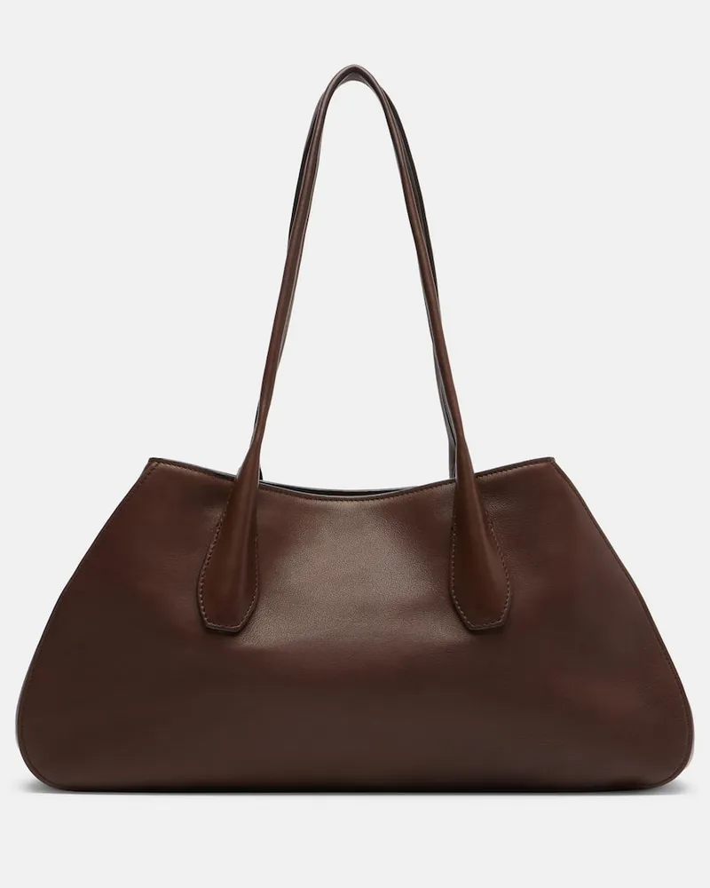 The Row Schultertasche Alger Medium aus Leder Braun