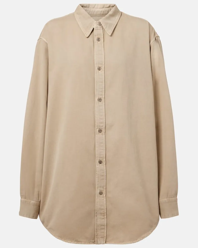 Christophe Lemaire Jeanshemd Beige