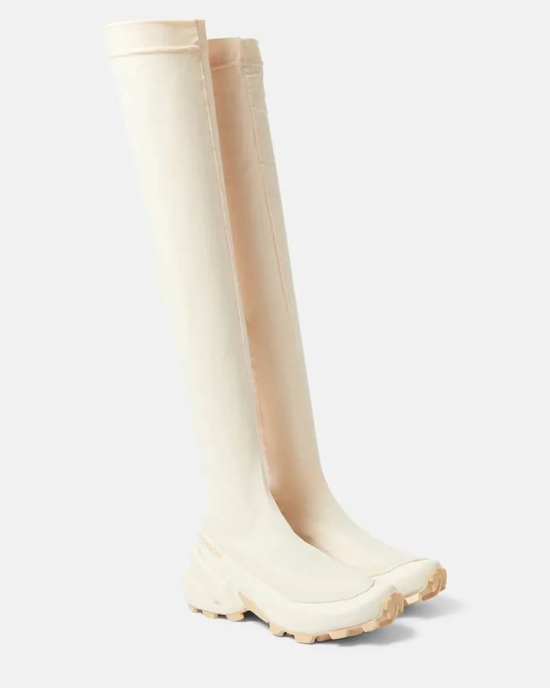 Maison Margiela X Salomon Stiefel Weiß