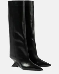 ATTICO Stiefel Cheope aus Leder Schwarz