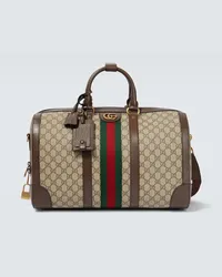 Gucci Weekender  Savoy Medium aus Canvas Beige