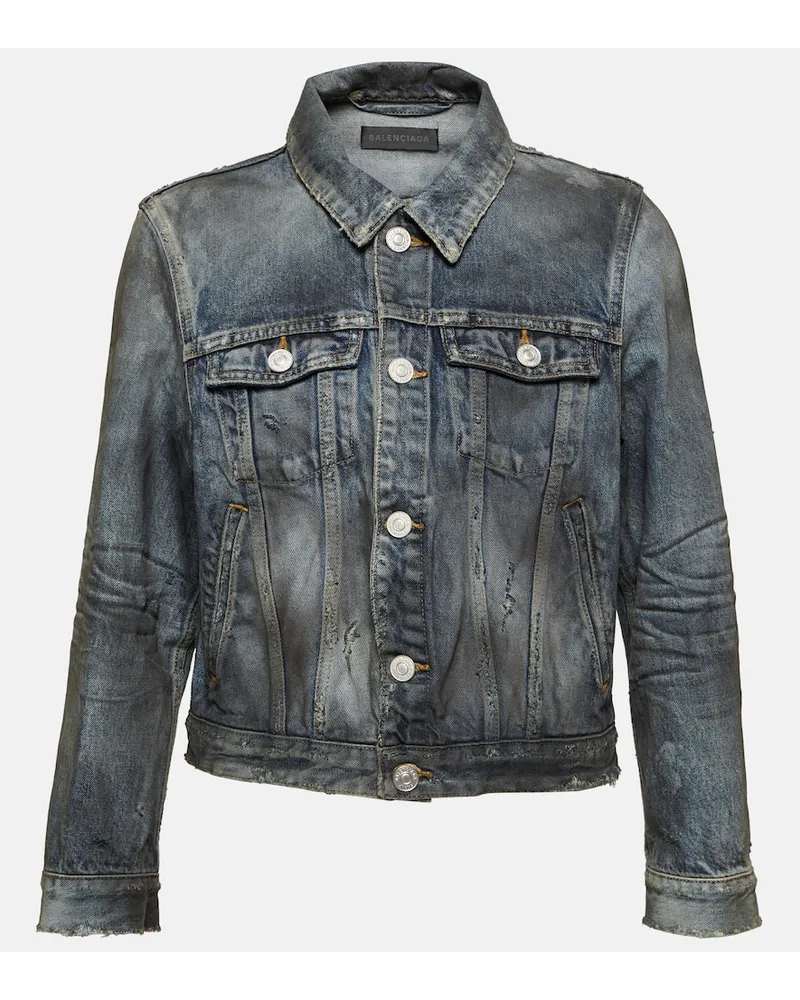 Balenciaga Jeansjacke Blau