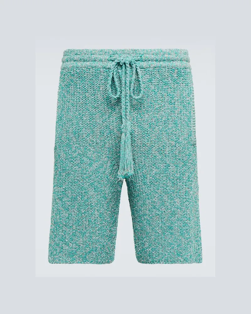 Alanui Bermuda-Shorts aus einem Baumwollgemisch Blau