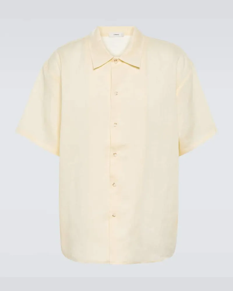 COMMAS Oversize-Hemd aus Leinen Gelb
