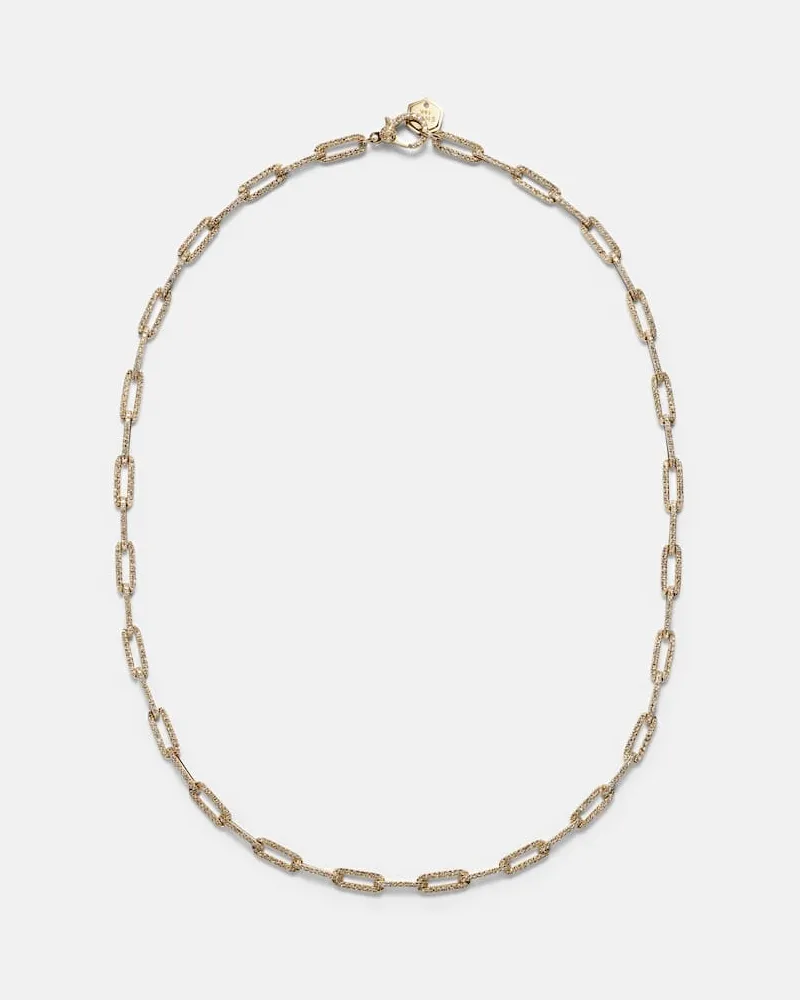 SHAY Halskette aus 18kt Gelbgold mit Diamanten Gold