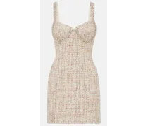 Verziertes Minikleid aus Bouclé
