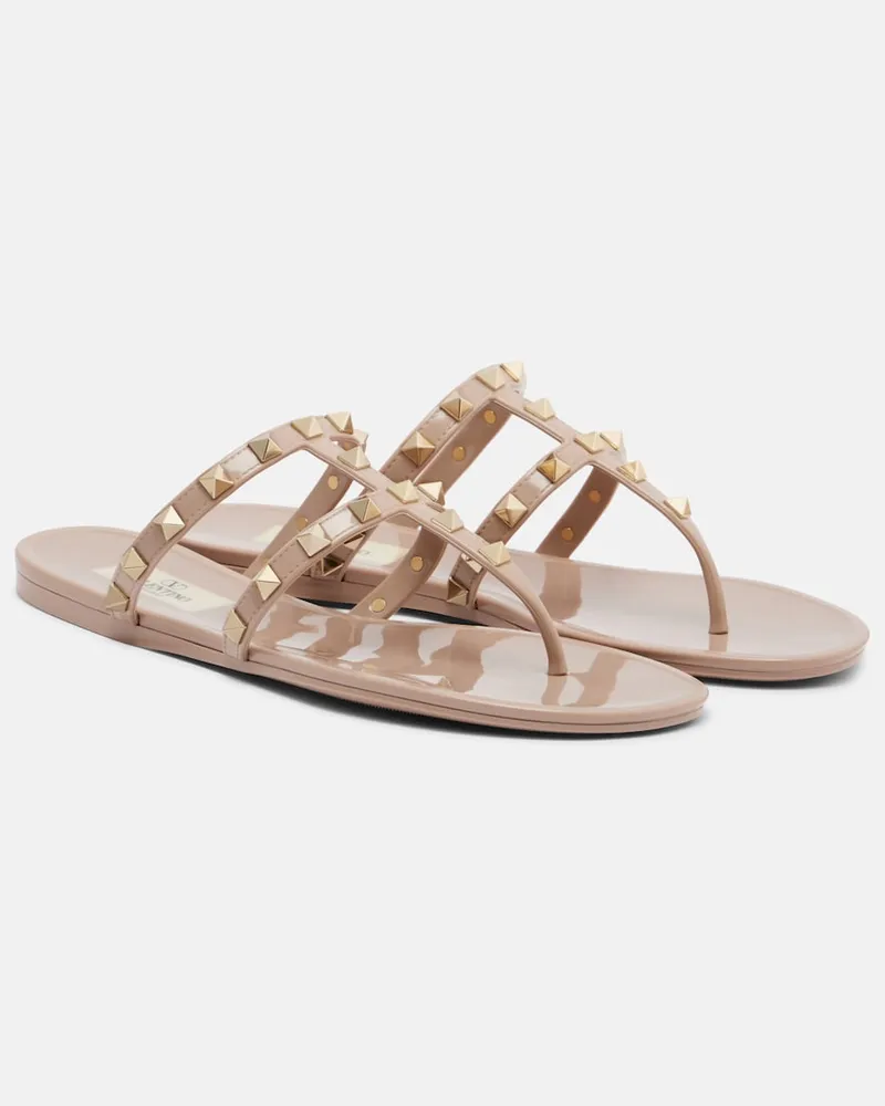 Valentino Garavani Sandalen Rockstud Beige