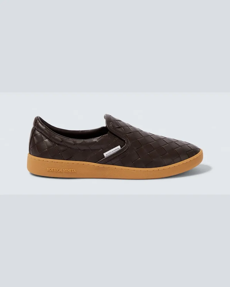 Bottega Veneta Slip-Ons Sawyer aus Leder Braun