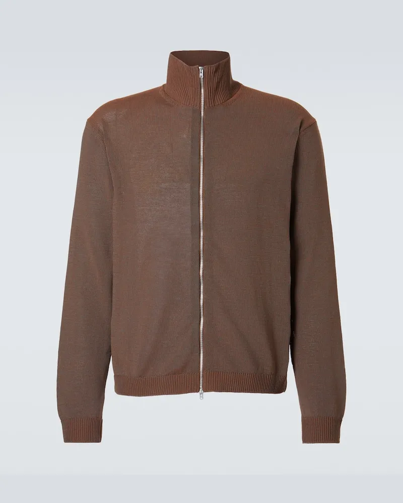 Our Legacy Cardigan Float aus einem Baumwollgemisch Braun