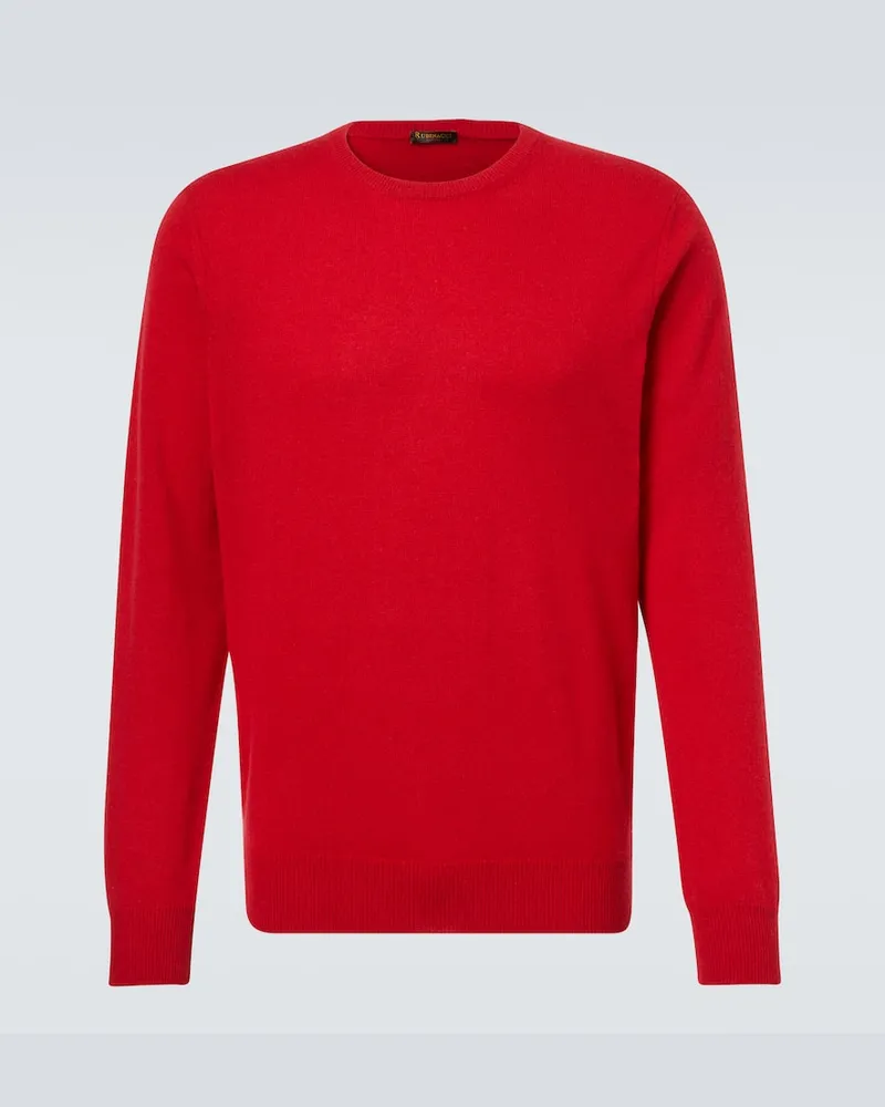 Rubinacci Pullover aus Kaschmir Rot