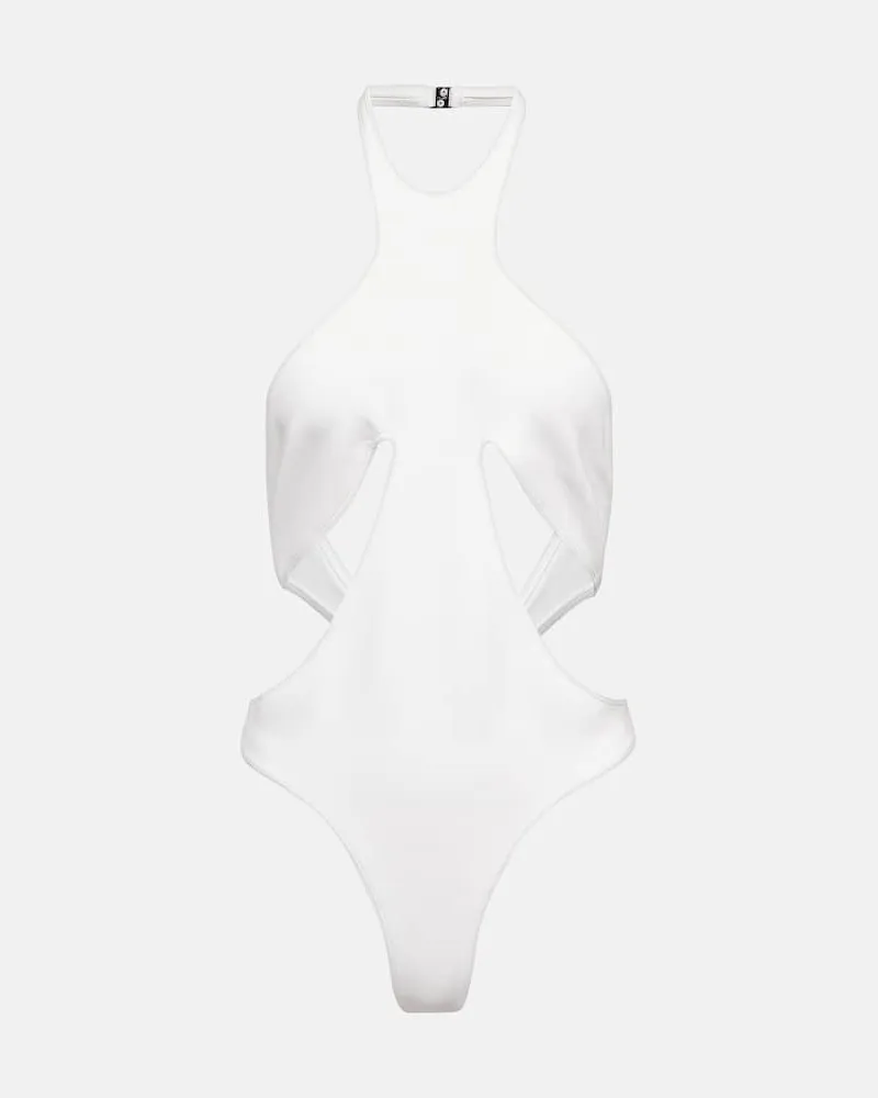 Thierry Mugler Badeanzug Weiß