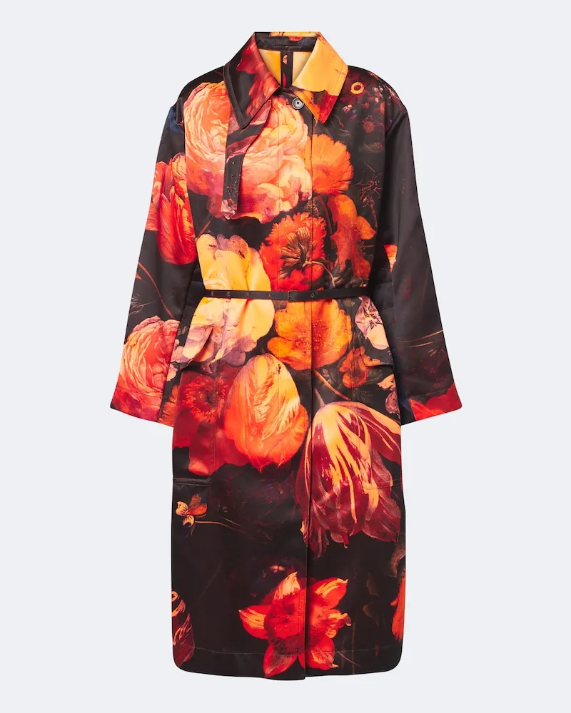 Dries van Noten Mantel Orange