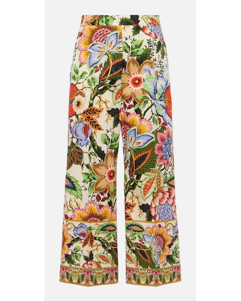 Etro Bedruckte Culottes aus Baumwolle Multicolor