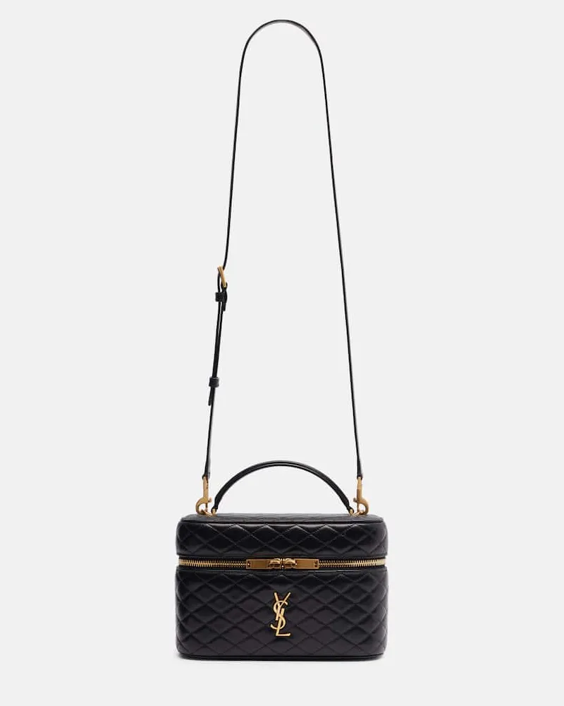 Saint Laurent Schultertasche Gaby Large aus Leder Schwarz