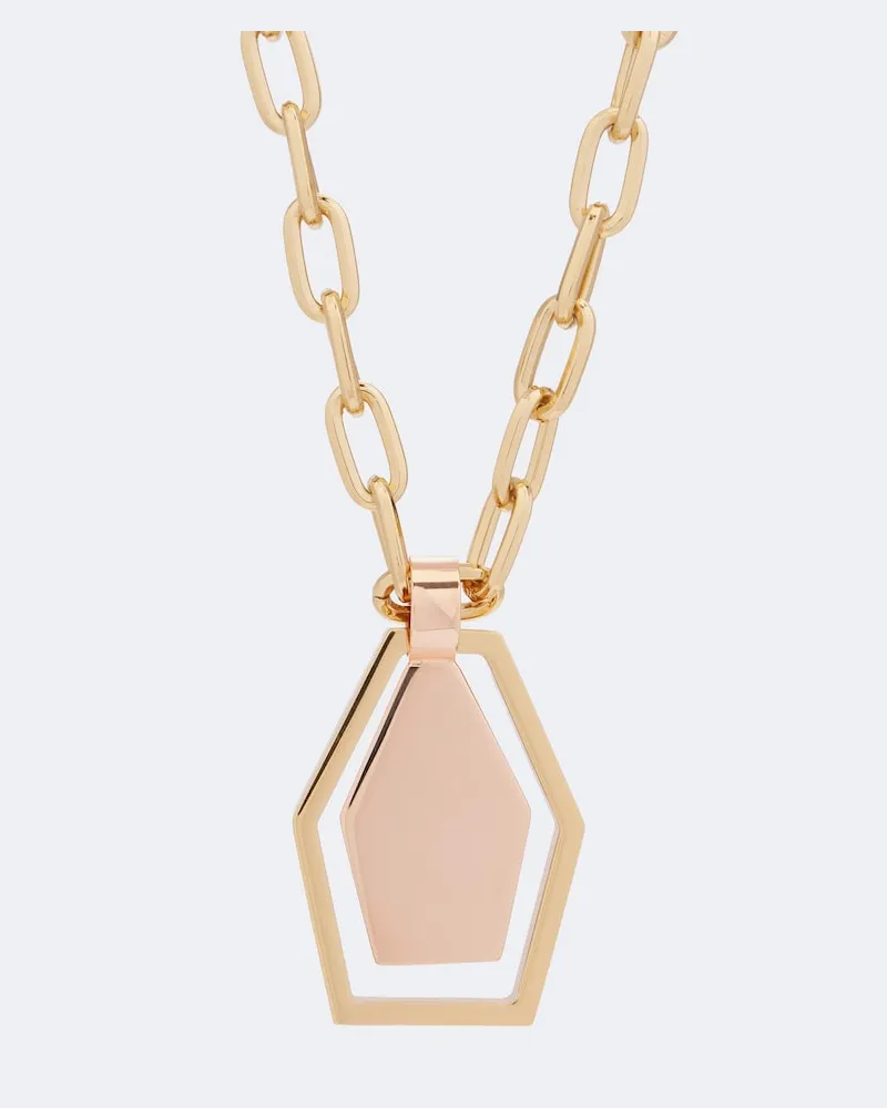 La DoubleJ Halskette Swinging Portal, vergoldet Gold