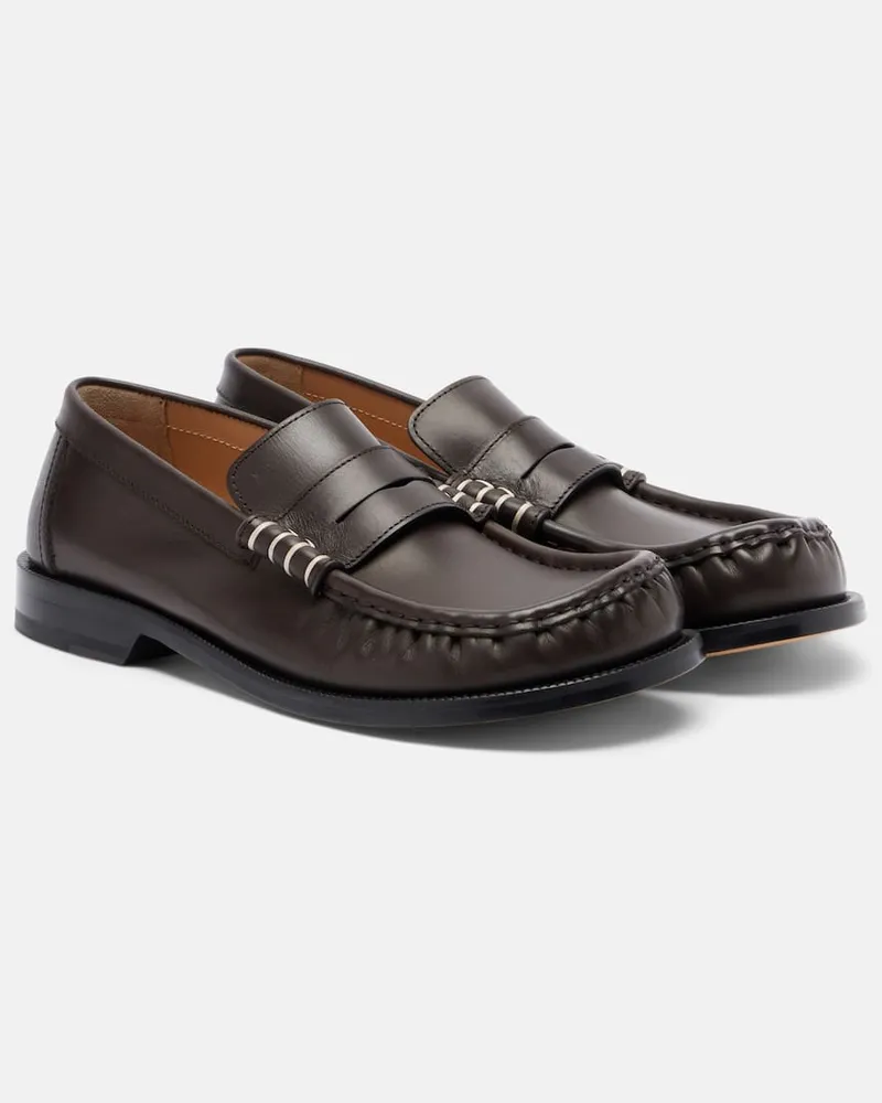 J.W.Anderson Loafers Kate aus Leder Braun
