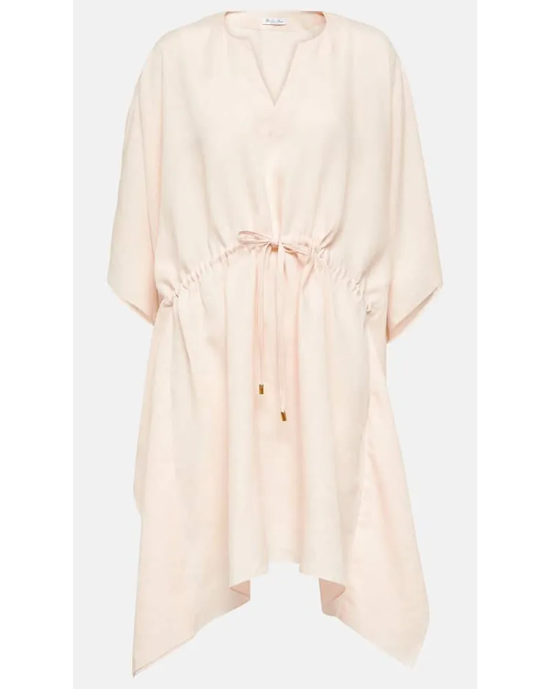 Loro Piana Kaftan aus Leinen Pink