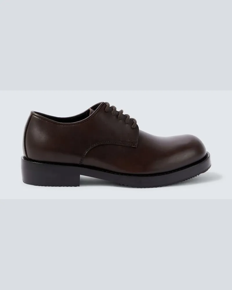 Dries van Noten Schnürschuhe aus Leder Braun