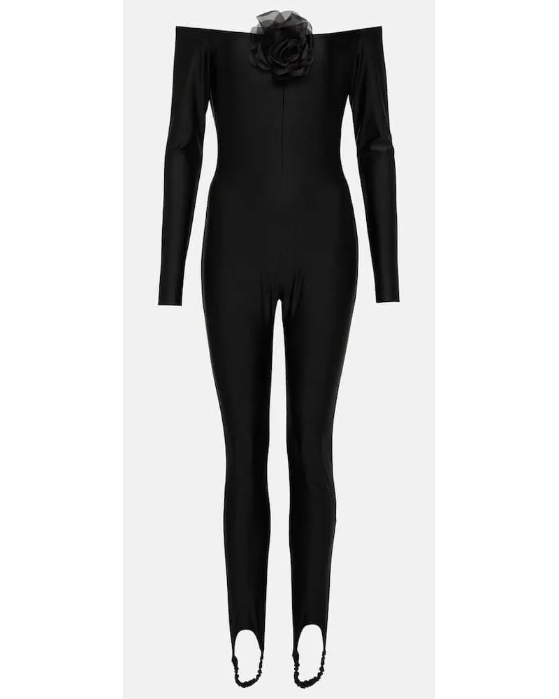 Giuseppe di Morabito Verzierter Jumpsuit aus Jersey Schwarz