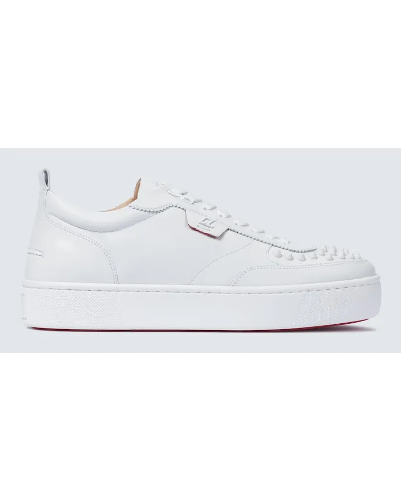 Christian Louboutin Sneakers Happyrui Spikes Weiss