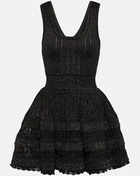 Alaïa Alaia Minikleid Crinoline aus einem Wollgemisch Schwarz