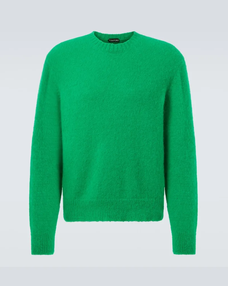 Tom Ford Pullover aus einem Alpakawollgemisch Grün