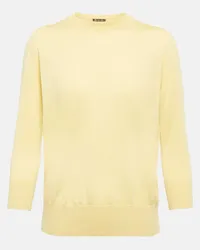 Loro Piana Pullover Manica aus Kaschmir Gelb