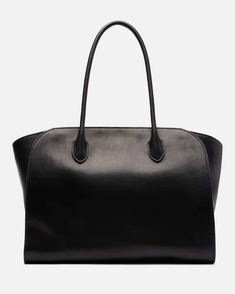 The Row Tote Bag Marlo 14 aus Leder Schwarz