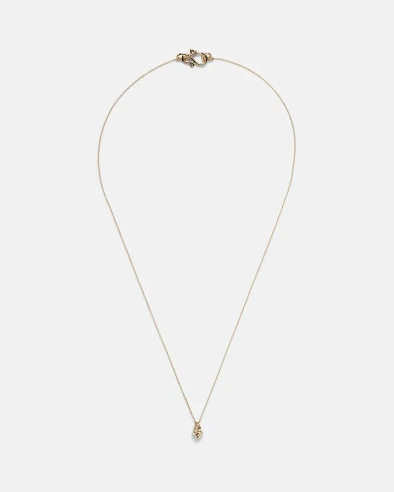 Sophie Bille Brahe Halskette Conque D'or Diamant aus 18kt Gelbgold mit Diamanten Gold