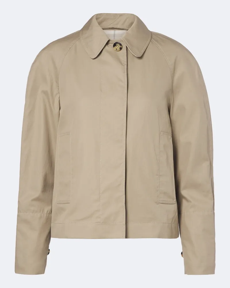 Burberry Jacke aus Baumwollgabardine Beige