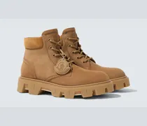 Schnürstiefel Peak City aus Veloursleder